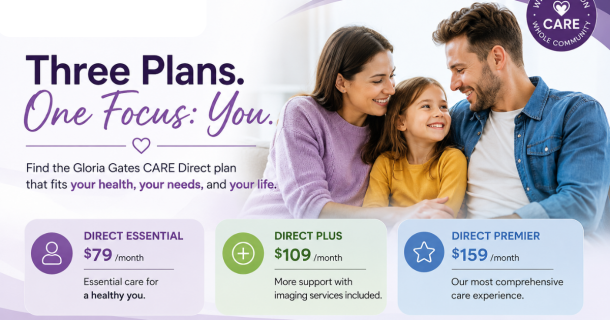 Which Gloria Gates CARE Direct Membership is Right for You? Compare Essential, Plus & Premier